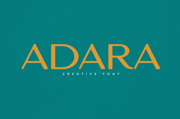 Adara: An Elegant Display Font for Handmade Brands