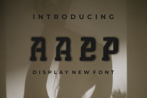 Arep: A Unique Display Font for Editorial Projects