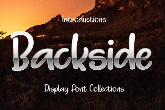 Backside: A Display Font for Modern Editorial Design
