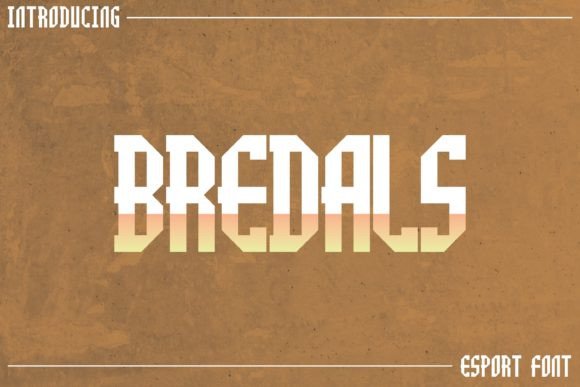 Bredals: A Modern Display Font for Bold Web Headers