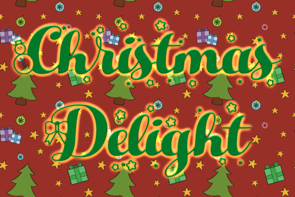 Christmas Delight: A Sweet Script Font for Festive Makers