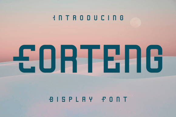 Corteng: A Modern Display Font for Bold Branding