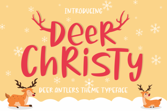 Designing Festive Brands with Deer Christy Typeface