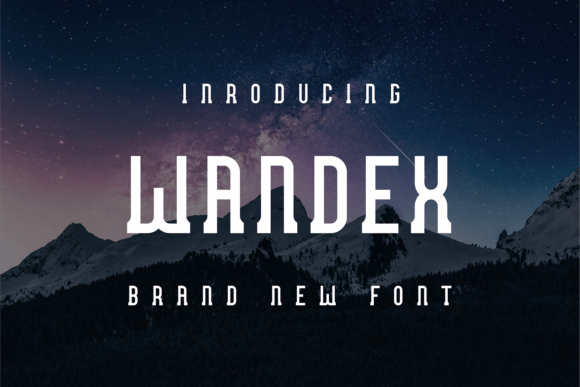 Elevate Editorial Layouts with the Wandex Display Typeface