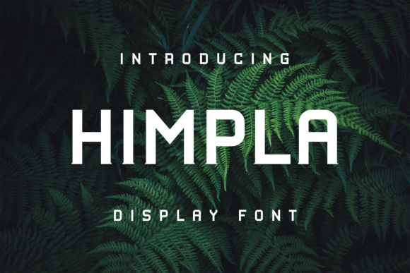 Himpla: A Unique Display Font for Editorial Design
