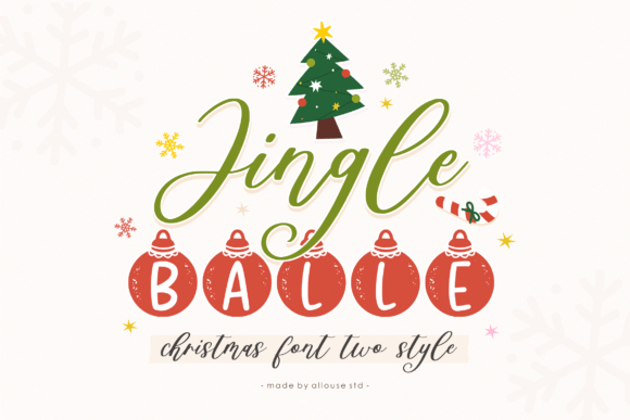 Jingle Balle: The Ultimate Christmas Display Font for Festive Campaigns
