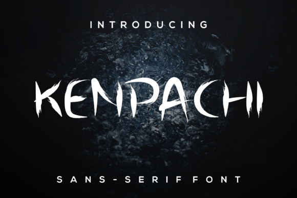 Kenpachi: The Bold Brush Font for Makers