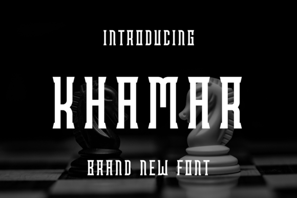 Khamar: The Unique Display Font for Scroll-Stopping Visuals