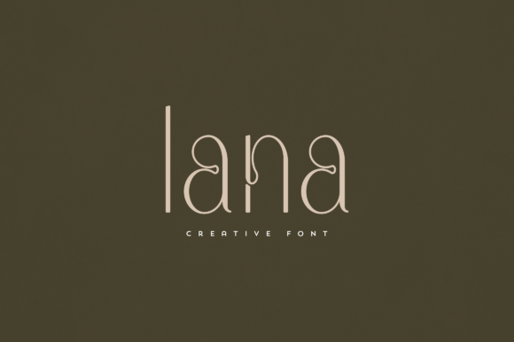 Lana: An Elegant Display Font for Unique Branding