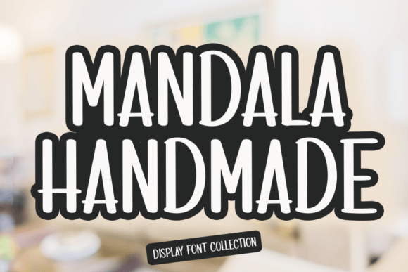 Mandala Handmade Font for Authentic Branding