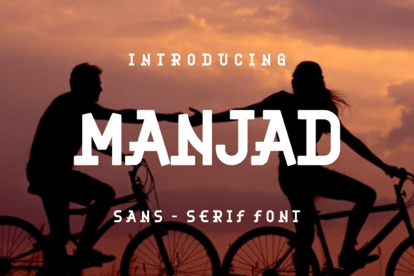 Manjad: A Unique Display Font for Handmade Brands