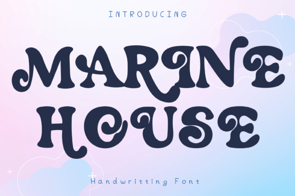 Marine House: A Whimsical Display Font for Editorial Design