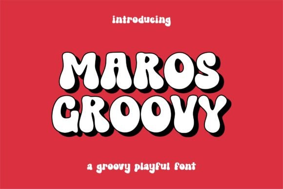 Maros Groovy: A Retro Display Font for Web Design