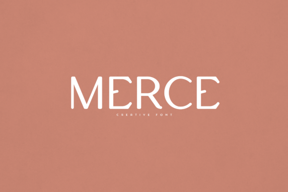 Merce: An Elegant Display Font for Handmade Brands