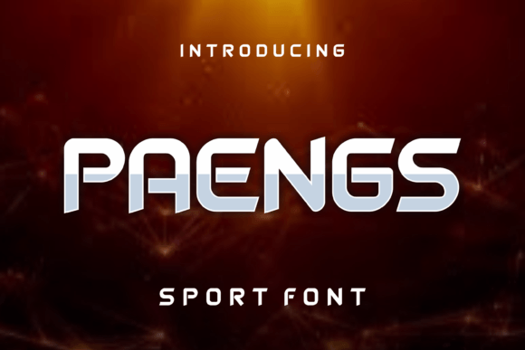 Paengs: The Unique Display Font for Bold Campaigns