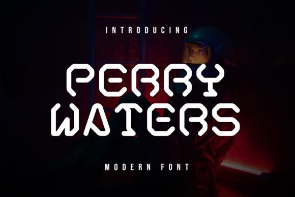 Perrywaters: A Modern Display Font for Bold Branding
