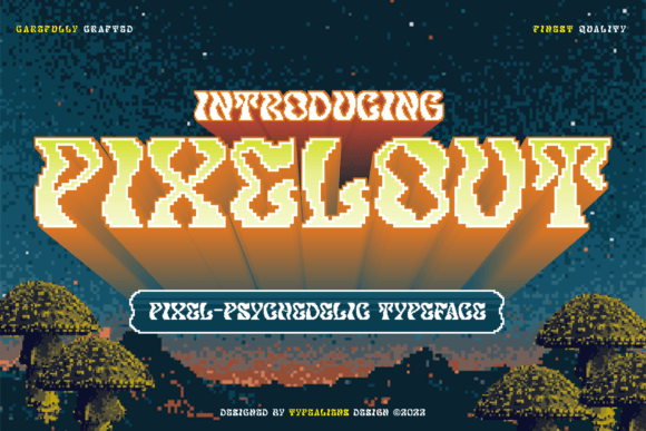 Pixelout: The Display Font for Bold Branding