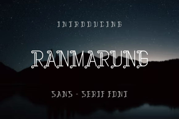 Ranmarung Font Review: A Modern Display Choice for Designers