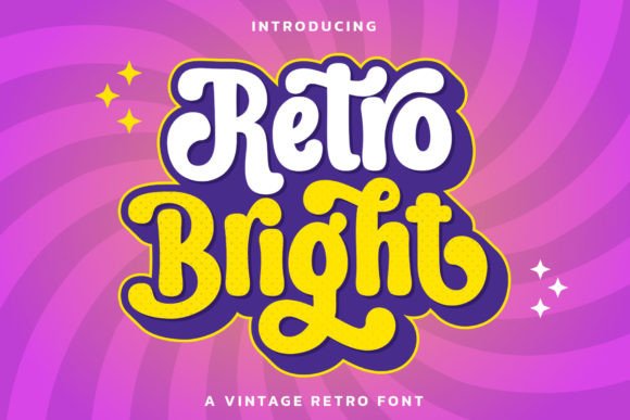 Retro Bright: A Cool Display Font for Modern Campaigns