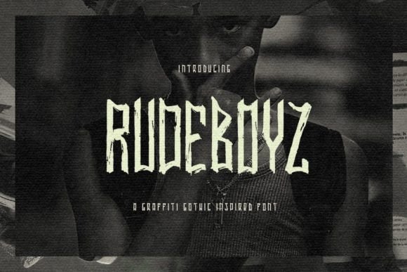 Rudeboyz: The Ultimate Display Font for Urban Crafters