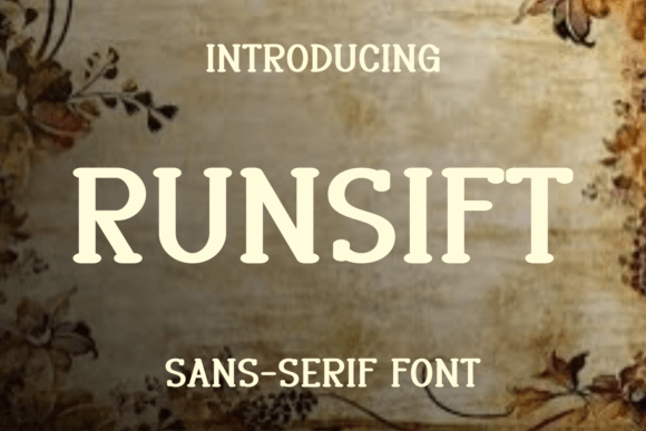 Runsift: A Unique Display Font for Modern Web Design