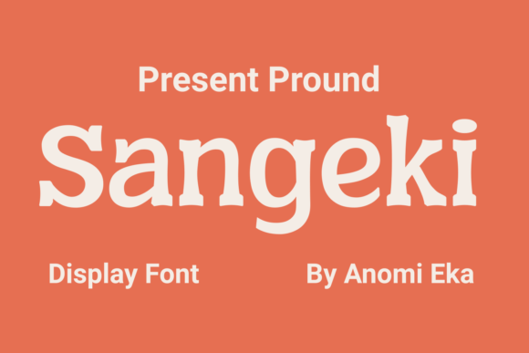 Sangeki: The Fun Display Serif Font for Handmade Brands