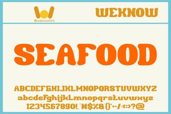 Seafood Font: The Display Typeface for Scroll-Stopping Visuals