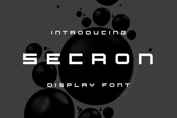 Secron: The Fun Display Font for Handmade Brands
