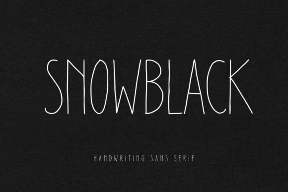 Snowblack: A Stylish Display Font for Modern Editorial Design
