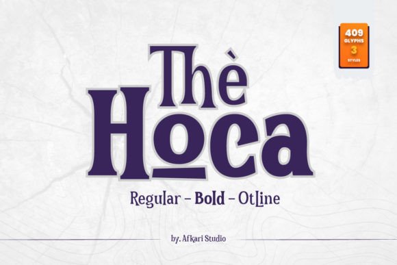 The Hoca: A Modern Display Font for Branding
