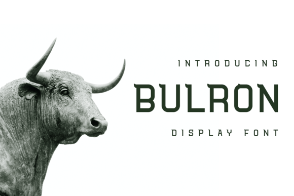Upgrade Your Brand Identity with the Bulron Display Typeface