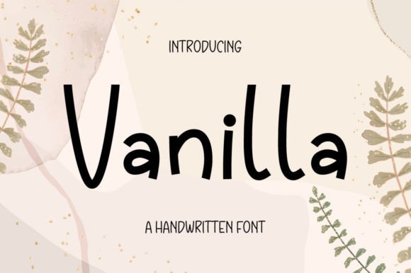 Vanilla Font: A Joyful Display Typeface for Web Design